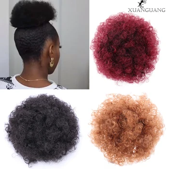 XUANGUANG African Fluffy Synthetic African Women Drawstring Curly Fluffy Hair Bun Braid Ponytail Hair Bun Bag
XUANGUANG African Fluffy Synthetic African Women Drawstring Curly Fluffy Hair Bun Braid Ponytail Hair Bun Bag