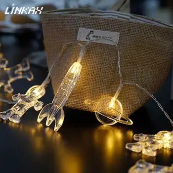 Spaceman LED String Lights 1.5/3M 10/20 LEDs Astronaut Rocket Mars Spaceship String Lamps For Boy Birthday Party Kids Room
Spaceman LED String Lights 1.5/3M 10/20 LEDs Astronaut Rocket Mars Spaceship String Lamps For Boy Birthday Party Kids Room