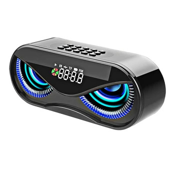 M6 Cool Owl Design Bluetooth Speaker LED Flash Wireless Loudspeaker FM Radio Alarm Clock TF Card Support Select Songs By Number
M6 Cool Owl Design Bluetooth Speaker LED Flash Wireless Loudspeaker FM Radio Alarm Clock TF Card Support Select Songs By Number