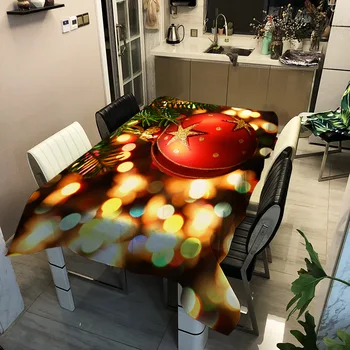 Waterproof Stain-resistant Tablecloth Christmas Printed Polyester Table Cloth Rectangular Living Room Table Cover
Waterproof Stain-resistant Tablecloth Christmas Printed Polyester Table Cloth Rectangular Living Room Table Cover
