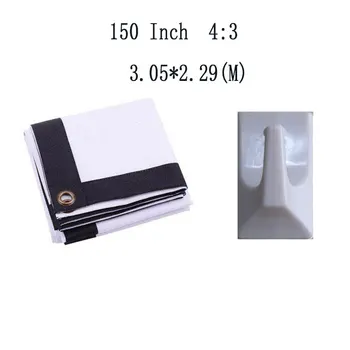Thinyou 150inch Easy Carry 4:3 Portable Matte White Table Projector Screen Grommets For Office Business home Training scherm 
Thinyou 150inch Easy Carry 4:3 Portable Matte White Table Projector Screen Grommets For Office Business home Training scherm