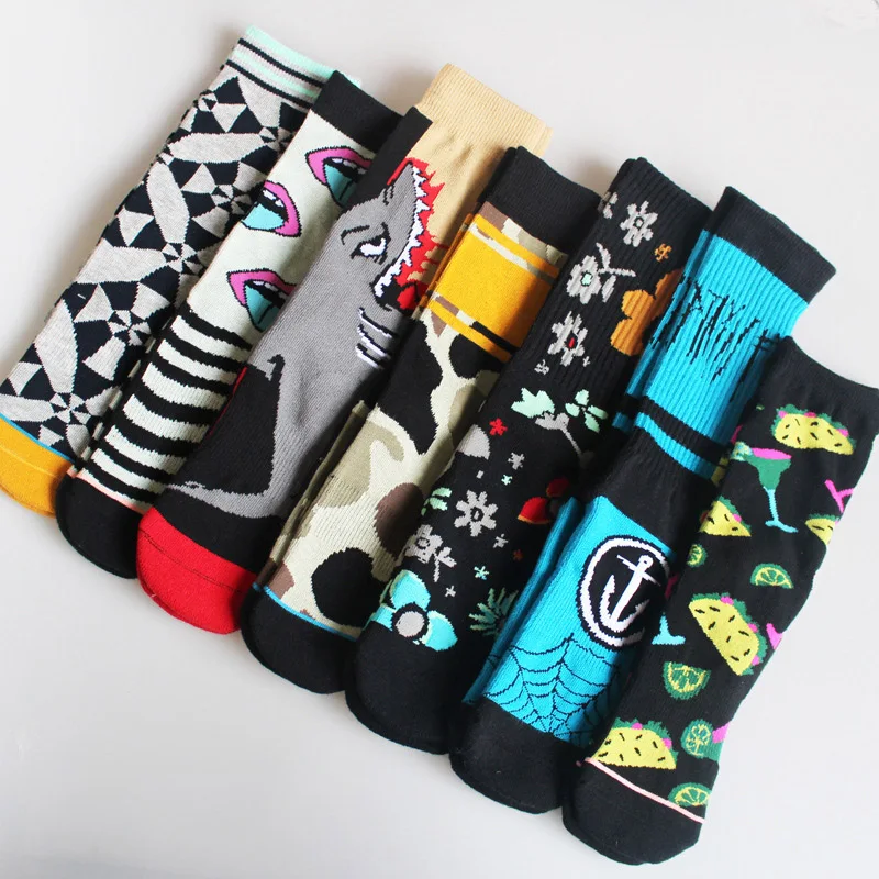 Autmn Winter Socks Cotton Colorful Multiple Abstract Cartoon Patterns Sweat-Absorbing Deodorant Breathable Socks Unisex 2019
Autmn Winter Socks Cotton Colorful Multiple Abstract Cartoon Patterns Sweat-Absorbing Deodorant Breathable Socks Unisex 2019