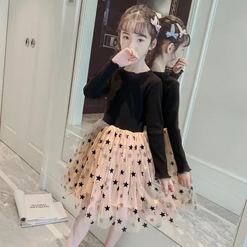 Girls' dresses 2020 spring and autumn new middle-aged boys Korean version of foreign fashion yarn skirt children's lace princes
Girls' dresses 2020 spring and autumn new middle-aged boys Korean version of foreign fashion yarn skirt children's lace princes