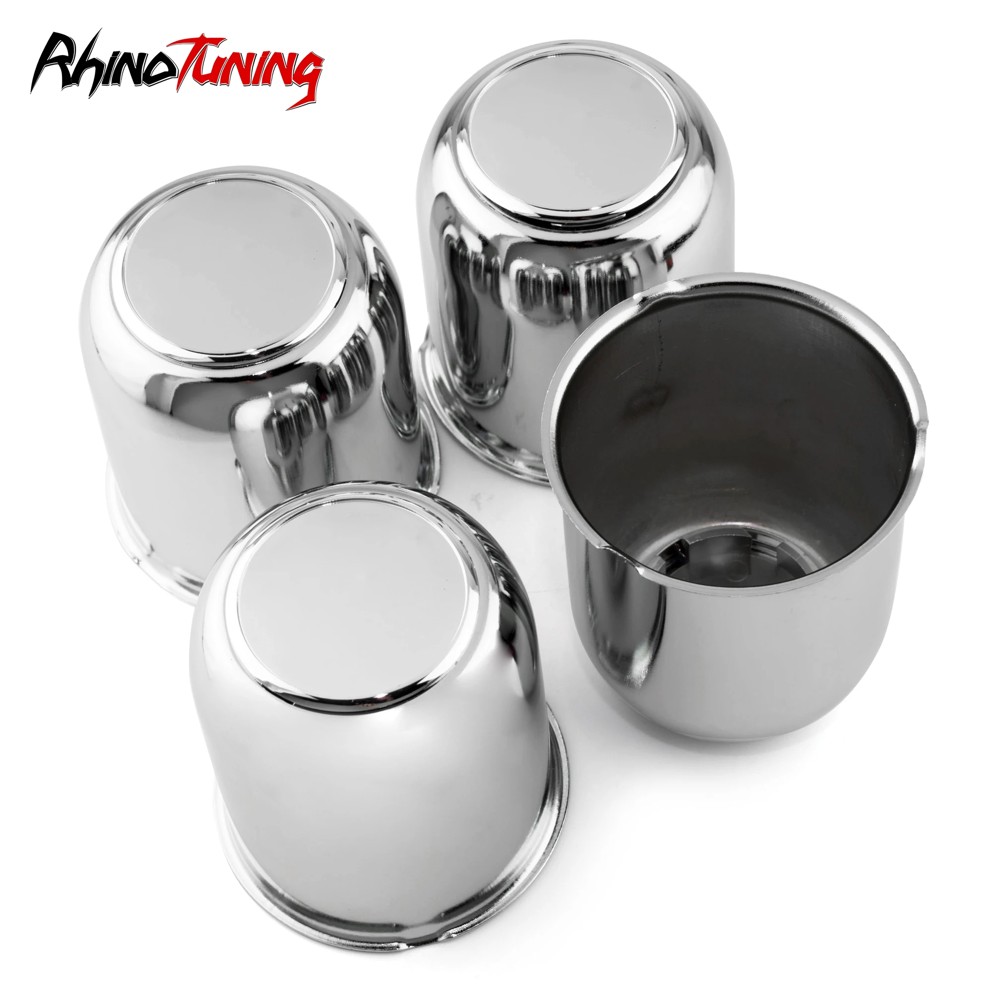 

4pcs 3.19in 81mm Push Through Center Caps For Hub Cover Wheel Rim Hubcap Bore Auto Truck Or Trailer 3.50in Tall Chrome