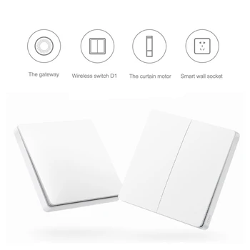 Aqara Zigbee Smart Remote Control Home Dimming Wireless Switch Wall-Mounted Smart Control for Lamp Air Conditioner Curtain
Aqara Zigbee Smart Remote Control Home Dimming Wireless Switch Wall-Mounted Smart Control for Lamp Air Conditioner Curtain