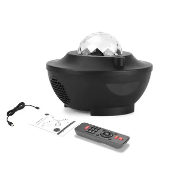 USB LED Star Night Light Music Starry Water Wave LED Projector Light Bluetooth Projector Sound-Activated Projector Light Decor
USB LED Star Night Light Music Starry Water Wave LED Projector Light Bluetooth Projector Sound-Activated Projector Light Decor
