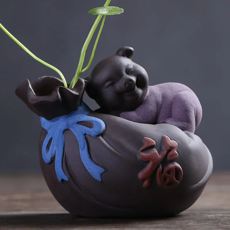 Qi Xuan Source-Style Modern Crafts Ceramic Flower Vase Decoration Living Room Decoration Flower Holder Simple Generous Ikebana
Qi Xuan Source-Style Modern Crafts Ceramic Flower Vase Decoration Living Room Decoration Flower Holder Simple Generous Ikebana