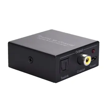 Digital To Optical Converter Two-way Plug-and-play Audio Coaxial Adapter For DVD Speaker TV Store Exhibition New
Digital To Optical Converter Two-way Plug-and-play Audio Coaxial Adapter For DVD Speaker TV Store Exhibition New