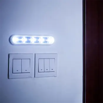 Touch LED Light Lamp Cordles Stick Night cabinet Lights Self-adhesive Wardrobe Bar For Bathroom Cabinet Closet Battery-powered 
Touch LED Light Lamp Cordles Stick Night cabinet Lights Self-adhesive Wardrobe Bar For Bathroom Cabinet Closet Battery-powered