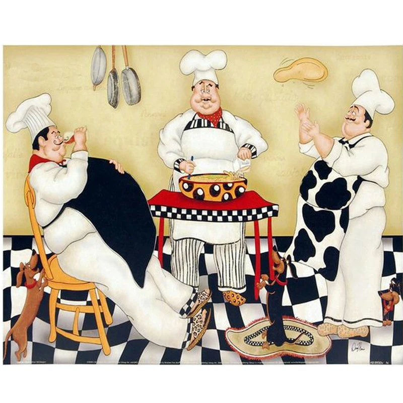 Diamond Painting Full Square/Round 5D Diamond Painting "Cartoon Fat Chef" Mosaic Rhinestone Embroidery Wall Sticker Home Decor
Diamond Painting Full Square/Round 5D Diamond Painting "Cartoon Fat Chef" Mosaic Rhinestone Embroidery Wall Sticker Home Decor