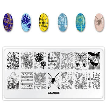 Nail Art Stamping Template Butterfly Printing Image Plate 6.5*12.5cm Nail Stamp With Backplane Plates For Stamping
Nail Art Stamping Template Butterfly Printing Image Plate 6.5*12.5cm Nail Stamp With Backplane Plates For Stamping