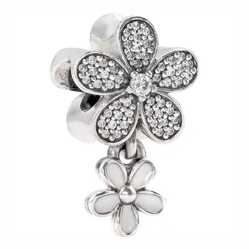 Authentic 925 Sterling Silver Bead Charm Dazzling Daisy Duo With Crystal Pendant Beads Fit Pandora Bracelet Bangle Diy Jewelry
Authentic 925 Sterling Silver Bead Charm Dazzling Daisy Duo With Crystal Pendant Beads Fit Pandora Bracelet Bangle Diy Jewelry