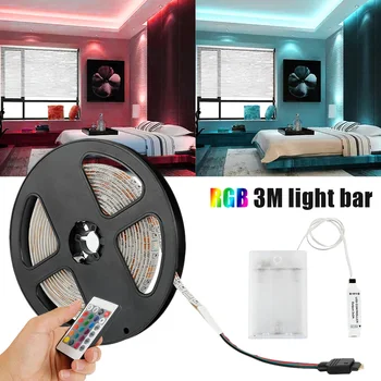 3M LED Strip Car RGB LED Light Bar Tape Home Party Styling Decorative Atmosphere Lamps Car Interior Light with Remote
3M LED Strip Car RGB LED Light Bar Tape Home Party Styling Decorative Atmosphere Lamps Car Interior Light with Remote
