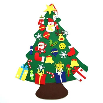 Power Felt Christmas Tree with Lovely Ornaments Door Wall Hanging Decoration New Year Christmas Children Christmas Gifts
Power Felt Christmas Tree with Lovely Ornaments Door Wall Hanging Decoration New Year Christmas Children Christmas Gifts