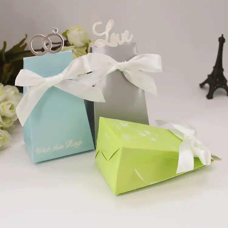 marriage candy box blue boxes ring lovebirds wedding candy box