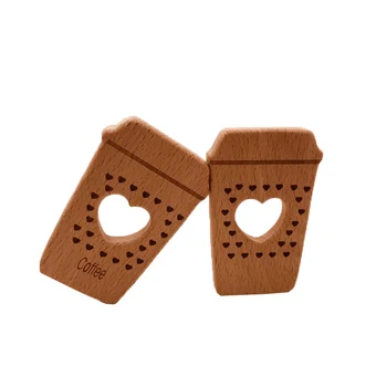1Pc DIY Creative Coffee Cup Natural Beech Wood teether Pacifier Chain Safety CE Certification Woode Baby Teether Toy for Newborn
1Pc DIY Creative Coffee Cup Natural Beech Wood teether Pacifier Chain Safety CE Certification Woode Baby Teether Toy for Newborn