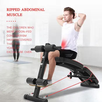 Foldable Sit Up Bench Adjustable Weight Bench Multi-Purpose Trainer w_ Pulling Rope Spring Booster,Double Fixed Widen 5in1
Foldable Sit Up Bench Adjustable Weight Bench Multi-Purpose Trainer w_ Pulling Rope Spring Booster,Double Fixed Widen 5in1