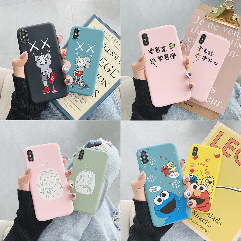 New creative painted cartoon mobile phone case for iPhone11 X XS XR XSMax 8 7 6 6S PluS silicone anti-drop protection cover
New creative painted cartoon mobile phone case for iPhone11 X XS XR XSMax 8 7 6 6S PluS silicone anti-drop protection cover