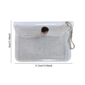 Transparent PVC Women Card Case Business Card Holder Men Credit Card Bag ID Card Mini Wallet Girls Coin Purse Waterproof Unisex
Transparent PVC Women Card Case Business Card Holder Men Credit Card Bag ID Card Mini Wallet Girls Coin Purse Waterproof Unisex