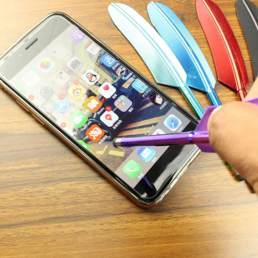UV Plating Feather Touch Screen Pen Capacitive Stylus Pen For Smart Phone Tablet For iPad Point Round Thin Tip
UV Plating Feather Touch Screen Pen Capacitive Stylus Pen For Smart Phone Tablet For iPad Point Round Thin Tip