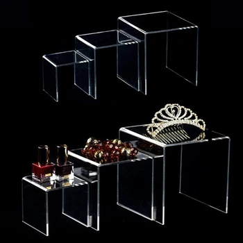 Acrylic Display Risers 3 Size Steps Acrylic Display Stand Anti-Corrosion Clear Showcase Display Shelf for Figure Buffet
Acrylic Display Risers 3 Size Steps Acrylic Display Stand Anti-Corrosion Clear Showcase Display Shelf for Figure Buffet