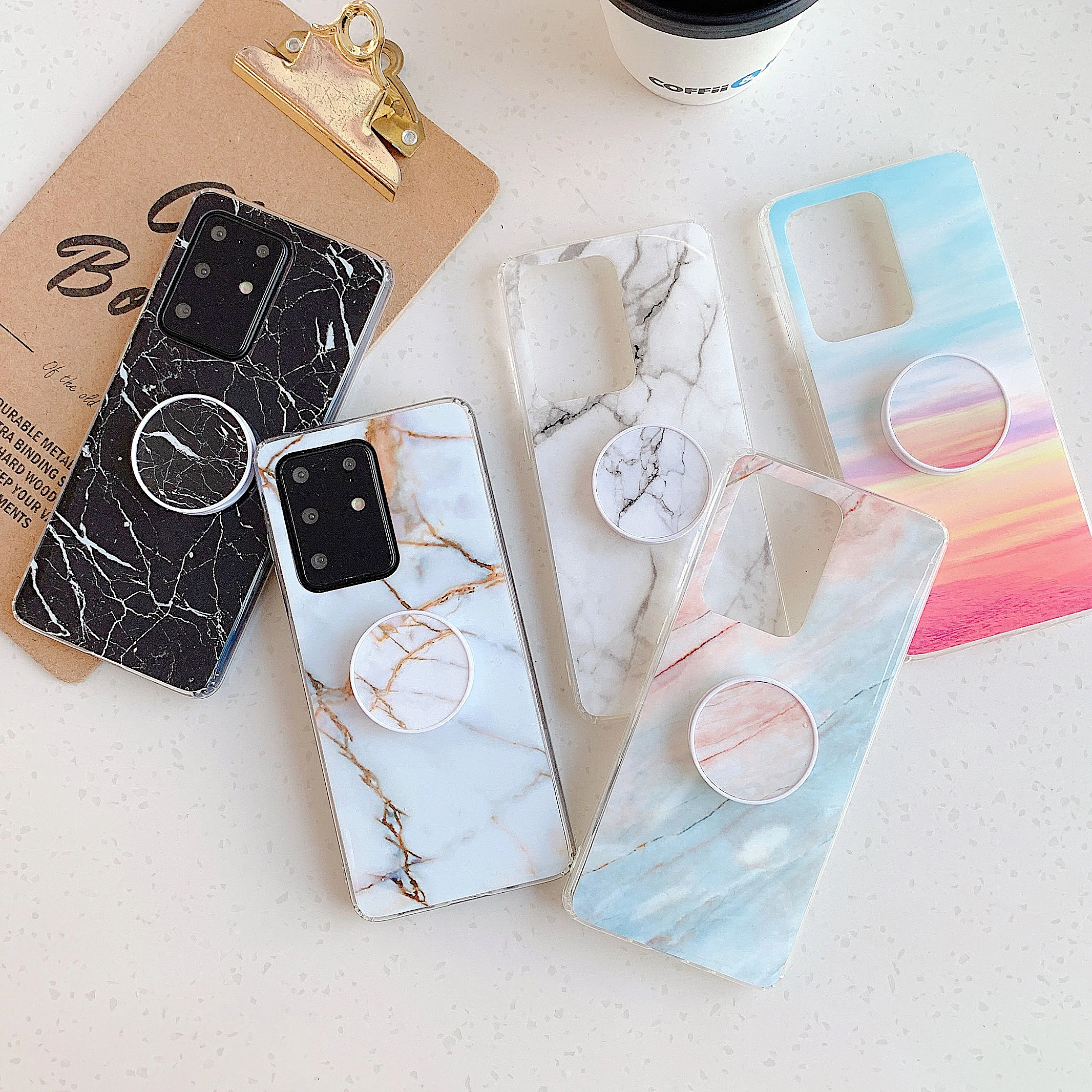 Marble Ring Bracke Case Soft TPU Back Cover For Samsung S8 S9 S10 S20 ultra Note 8 9 10 Plus A10 A20 A30s A70 A50s A51 A71 A40 
Marble Ring Bracke Case Soft TPU Back Cover For Samsung S8 S9 S10 S20 ultra Note 8 9 10 Plus A10 A20 A30s A70 A50s A51 A71 A40