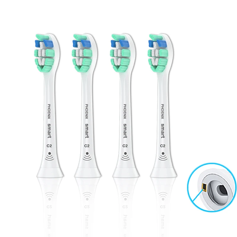 C2 Electric With RFID Chip Brush Replacement Heads Compatible With Philips Sonicare 2 Series HX6013/05 HX6930 HX9340 HX6950
C2 Electric With RFID Chip Brush Replacement Heads Compatible With Philips Sonicare 2 Series HX6013/05 HX6930 HX9340 HX6950