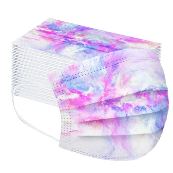 30pc Children Tie Dye Print Disposable Mask Non-woven Face Mouth Mask Three Ply Ear Loop Safety Protect Mask Mondkapje
30pc Children Tie Dye Print Disposable Mask Non-woven Face Mouth Mask Three Ply Ear Loop Safety Protect Mask Mondkapje