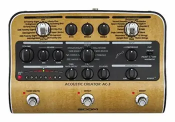 Zoom AC-3 acoustic creator pedal enhanced direct box, guitar single piece effector, preamplifier, Guitar Effect Pedal
Zoom AC-3 acoustic creator pedal enhanced direct box, guitar single piece effector, preamplifier, Guitar Effect Pedal