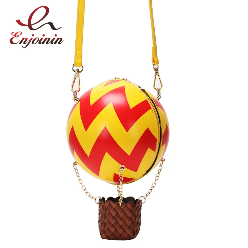Cute Hot Air Balloon Design Color Striped Fashion Women Shoulder Bag Tote Crossbody Bag Ladies Purses and Handbags Tote Bag
Cute Hot Air Balloon Design Color Striped Fashion Women Shoulder Bag Tote Crossbody Bag Ladies Purses and Handbags Tote Bag