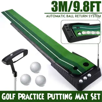 3 M Golf Putting Mat Golf Putter Trainer Green Putter Practice Set Ball Return Mini Golf Putting Green Fairway With 3 Pcs Ball
3 M Golf Putting Mat Golf Putter Trainer Green Putter Practice Set Ball Return Mini Golf Putting Green Fairway With 3 Pcs Ball