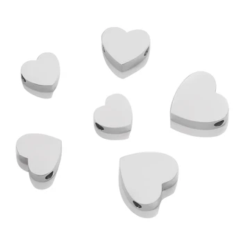5pcs Stainless Steel Heart Charm Pendants Bracelet Necklace DIY for Jewelry Making Accessories Findings 
5pcs Stainless Steel Heart Charm Pendants Bracelet Necklace DIY for Jewelry Making Accessories Findings