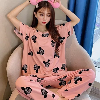 2 Piece Sets For Women's Cotton Pajamas New Autumn Winter Sleepwear Turn-down Collar Homewear Large Size Pijama Pyjama XXXL 
2 Piece Sets For Women's Cotton Pajamas New Autumn Winter Sleepwear Turn-down Collar Homewear Large Size Pijama Pyjama XXXL