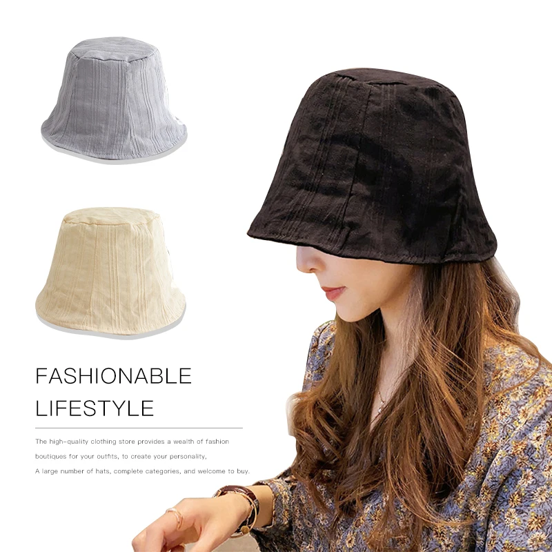 Hat female summer Korean thin section breathable bucket hat Japanese designer niche fisherman hat outdoor sun hat 
Hat female summer Korean thin section breathable bucket hat Japanese designer niche fisherman hat outdoor sun hat