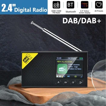 Mini Digital DAB Radio DAB+ Receiver bluetooth MP3 Music Player FM Transmitter with 2.4inch TFT Display Screen Dual Alarm Clock
Mini Digital DAB Radio DAB+ Receiver bluetooth MP3 Music Player FM Transmitter with 2.4inch TFT Display Screen Dual Alarm Clock