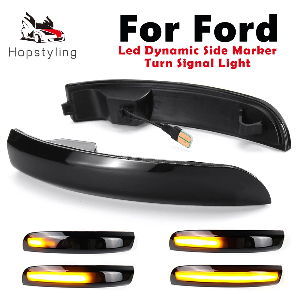 For Ford Escape Kuga II EcoSport 13-19 Focus MK3 SE ST RS US C-Max Side Mirror LED Dynamic Turn Signal Light Lamp Car Accessorie
For Ford Escape Kuga II EcoSport 13-19 Focus MK3 SE ST RS US C-Max Side Mirror LED Dynamic Turn Signal Light Lamp Car Accessorie