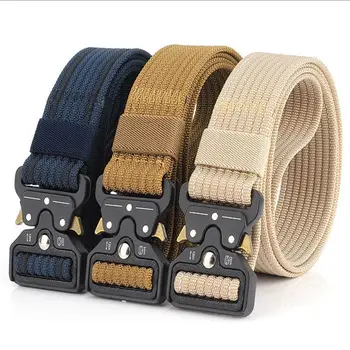 Nylon Tactical Belt Army Training Belts Multiple Colors Corrugated Adjustable Alloy Metal Buckle Outdoor Hunting Belt
Nylon Tactical Belt Army Training Belts Multiple Colors Corrugated Adjustable Alloy Metal Buckle Outdoor Hunting Belt