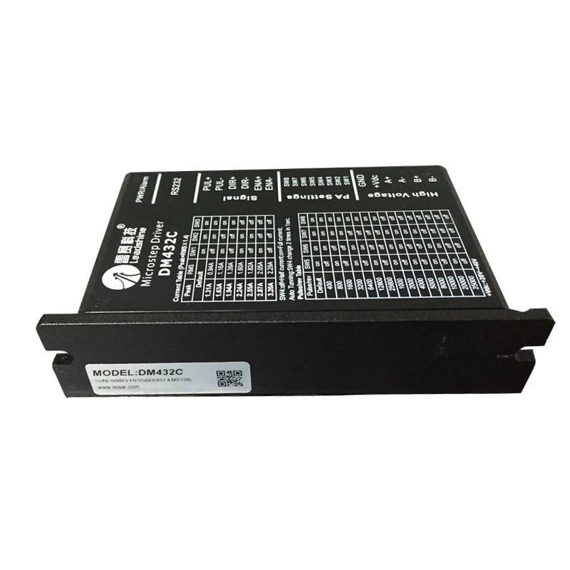 Leadshine Digital Stepper Motor Driver DM442 based on DSP design fit nema17 to nema 23 motor CNC stepper system
Leadshine Digital Stepper Motor Driver DM442 based on DSP design fit nema17 to nema 23 motor CNC stepper system