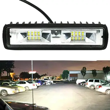 Car Lights Work Light 48W Car Off-Road SUV Truck Work Light Bar Bulb Spot Beam LED Driving Fog Lamp наклейки на авто автотовары 
Car Lights Work Light 48W Car Off-Road SUV Truck Work Light Bar Bulb Spot Beam LED Driving Fog Lamp наклейки на авто автотовары