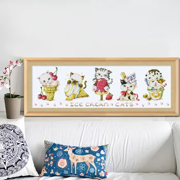 G82 Stich Cross Stitch Kits Craft Packages Cotton Fabric Floss Counted New Designs Needlework Embroidery Cross-Stitching
G82 Stich Cross Stitch Kits Craft Packages Cotton Fabric Floss Counted New Designs Needlework Embroidery Cross-Stitching