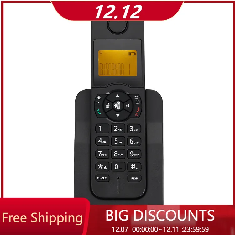 1.8/1.9GHz Digital Cordless Fixed Telephone Call ID Handsfree Mute LED Screen Wireless Phone For Home Office
1.8/1.9GHz Digital Cordless Fixed Telephone Call ID Handsfree Mute LED Screen Wireless Phone For Home Office