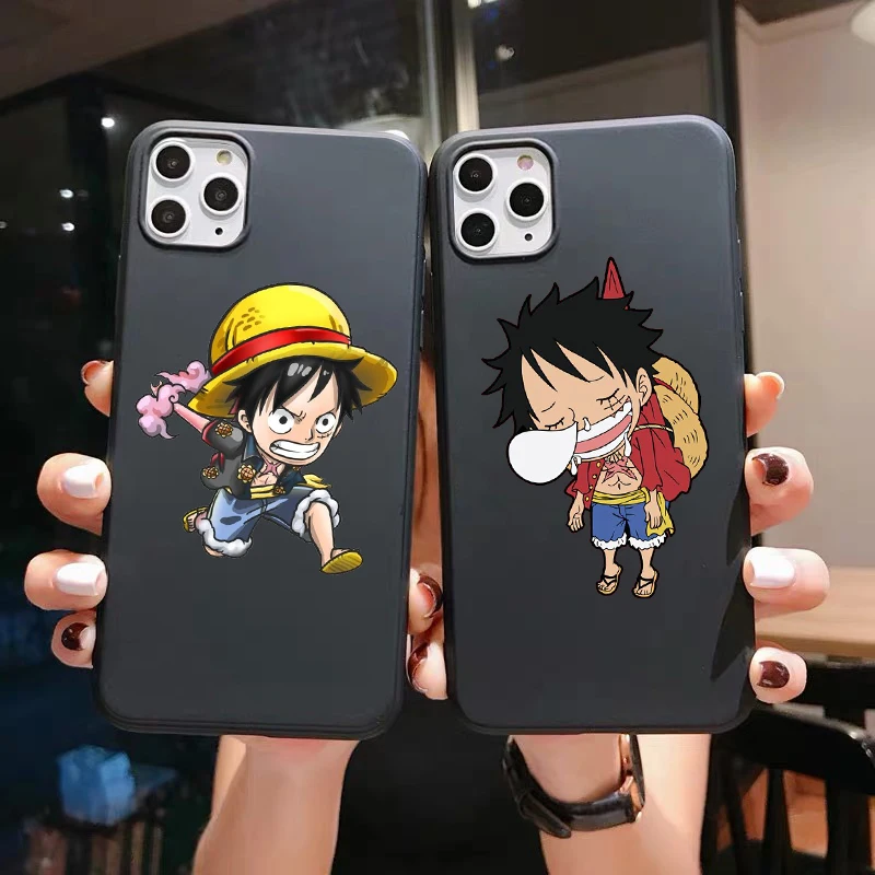 Anime One Piece Monkey D Luffy Candy black Soft Phone Case for iPhone 12mini SE 6S 7 8 Plus XS Max 11Pro Max cover for XR 12pro
Anime One Piece Monkey D Luffy Candy black Soft Phone Case for iPhone 12mini SE 6S 7 8 Plus XS Max 11Pro Max cover for XR 12pro