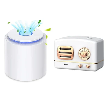 1 Set Retro Air Humidifier 200Ml Mini Diffuser Office Mist Maker Fogger & 1 Set Air Purifier with True Hepa Filter
1 Set Retro Air Humidifier 200Ml Mini Diffuser Office Mist Maker Fogger & 1 Set Air Purifier with True Hepa Filter