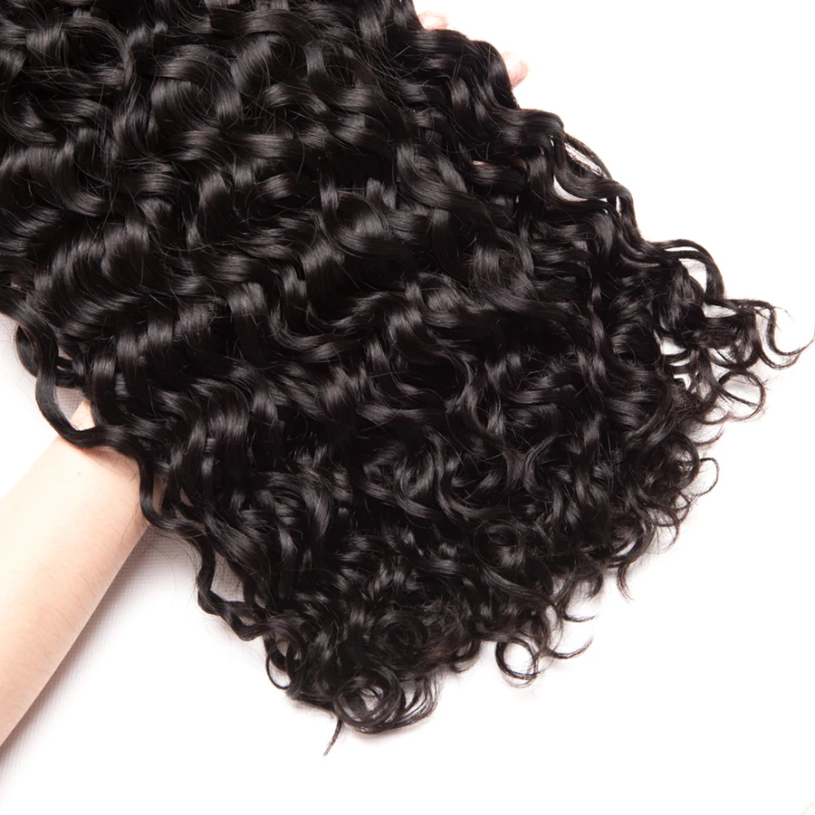 Water Wave 360 Lace Frontal Closure With Bundles Human Hair 3 Bundles With Closure Brazilian Hair Weave Bundles ALIPOP Remy (6)