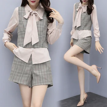 Plus Size 5xl Office Lady 2 Women 2 Piece Set Top And Pants V-neck Plaid Costumes For Women Fashion Vintage Women Sets Clothes
Plus Size 5xl Office Lady 2 Women 2 Piece Set Top And Pants V-neck Plaid Costumes For Women Fashion Vintage Women Sets Clothes