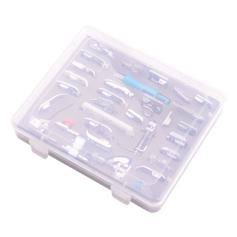 Hot Sale 62Pcs Sewing Machine Parts Sets Presser Foot Suit Multifunction Sewing Kit Combination Sewing Machine Parts
Hot Sale 62Pcs Sewing Machine Parts Sets Presser Foot Suit Multifunction Sewing Kit Combination Sewing Machine Parts