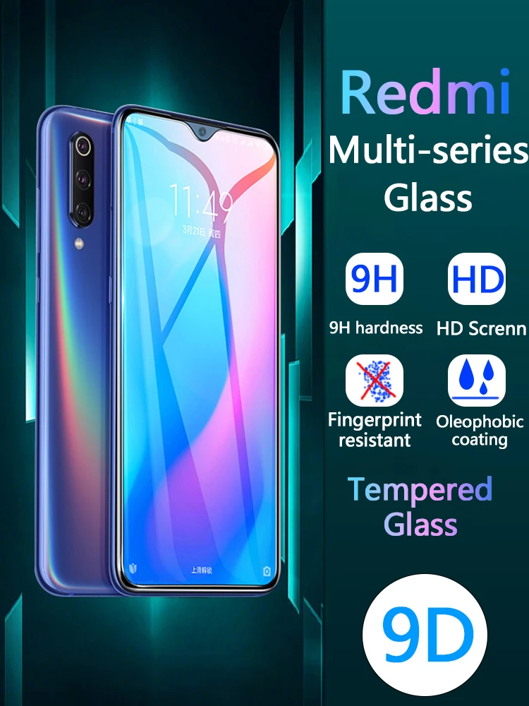 9D Protection Glass For Xiaomi Redmi 7 7A 8 8A 9A 9C 10X K30 Screen Protector Redmi Note 8T 9S 7 8 9 Pro Glass Film
9D Protection Glass For Xiaomi Redmi 7 7A 8 8A 9A 9C 10X K30 Screen Protector Redmi Note 8T 9S 7 8 9 Pro Glass Film