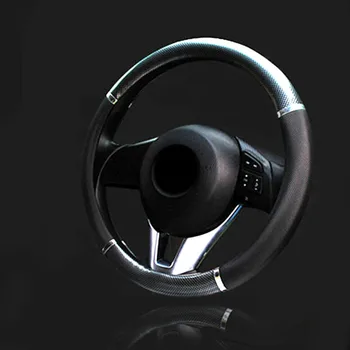 Vehicle Steering Wheel Cover Universal Carbon Fiber Style Foam PU Leather Steering Covers Protection Rubber Ring
Vehicle Steering Wheel Cover Universal Carbon Fiber Style Foam PU Leather Steering Covers Protection Rubber Ring