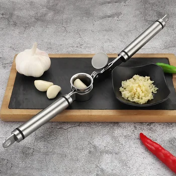 Labor Saving Safe Manual Squeezer Non Slip Mincer Detachable Design Kitchen Utensil Stainless Steel Garlic Press Thick Lever
Labor Saving Safe Manual Squeezer Non Slip Mincer Detachable Design Kitchen Utensil Stainless Steel Garlic Press Thick Lever