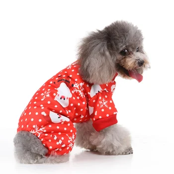 Christmas Four Feet Pet Cloth Warm Snow Santa Pattern Clothes for Puppy Dog (Size S)
Christmas Four Feet Pet Cloth Warm Snow Santa Pattern Clothes for Puppy Dog (Size S)
